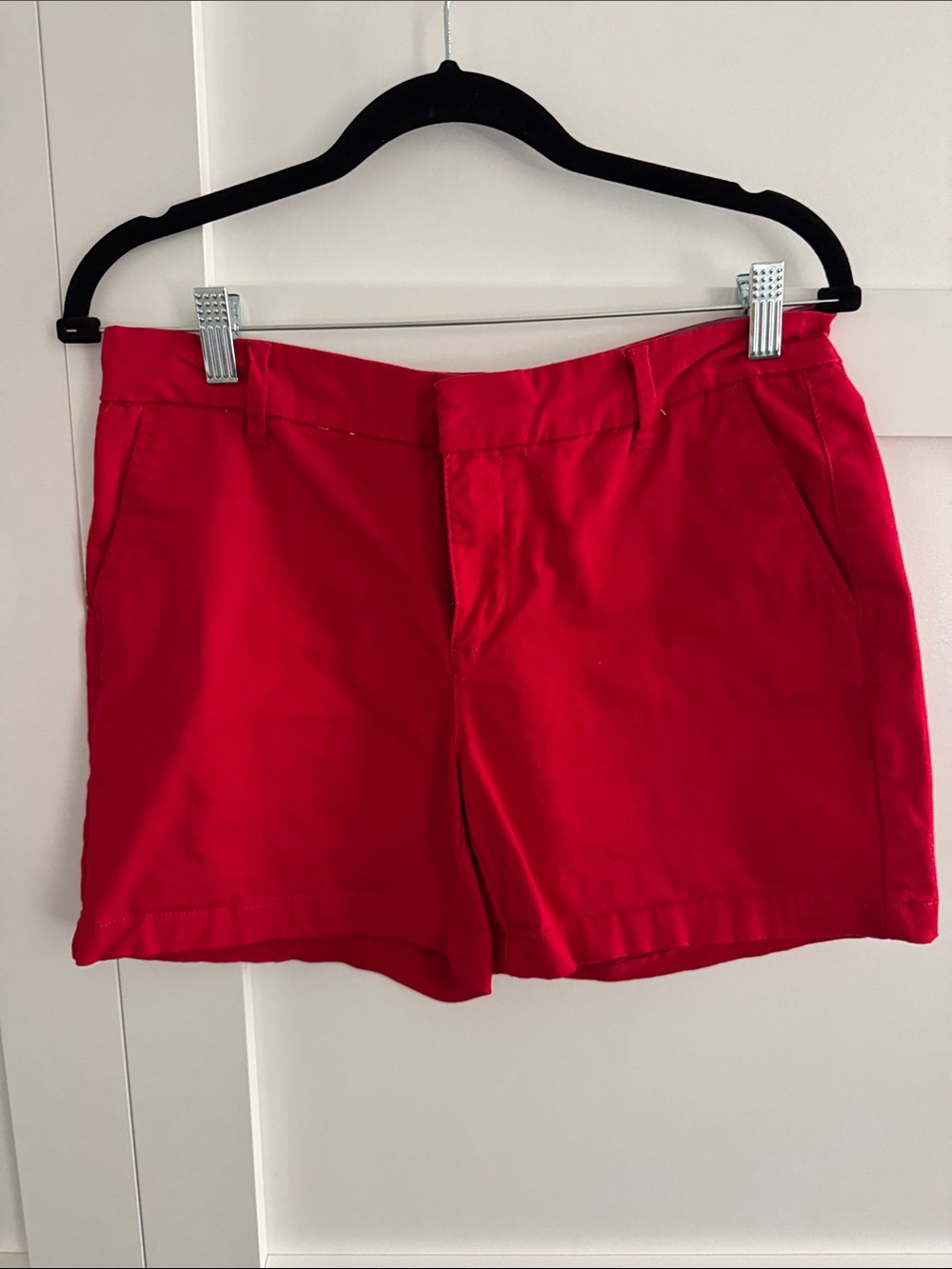 Tommy Hilfiger Bright Red Women's Chino Shorts